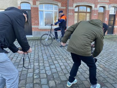 behind the scenes