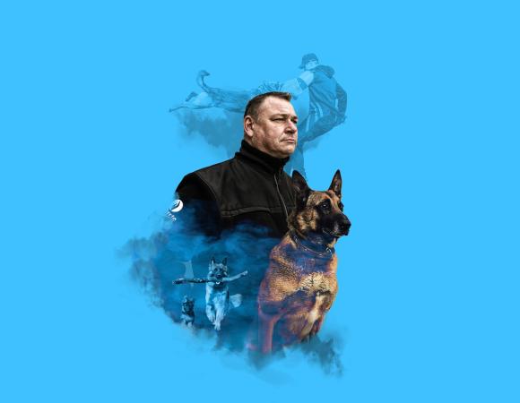 Hondengeleider Politie Brugge